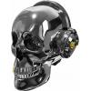 Glossy Skull Skeleton Portable Bluetooth Speaker With Stand Feature - Black