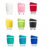 Reusable Glass Cup/Travel Mug Tumbler With Silicon Lid