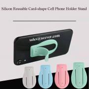 Wholesale Multiuse Card Stick-on Silicon Rubber Phone Support