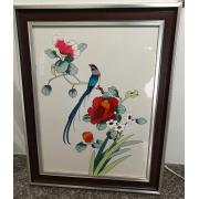 Wholesale Handpainting Glass Art For Wall Decor 