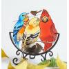 Handpainted Glass Tea Light Candle Holder (bird) wholesale