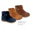 Ankle Zipper Closure Detail Lateral Fringes, Wholesale - Bubble - TMBB-A1597
