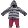Conj Coat + Stripe Legging Footless - Babid - BDI-65124-1