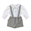 Conj. Ni-shirt Or Suspenders + Bat. Puppy Wool - Babid - BDI-43462