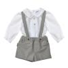 Conj. Ni-shirt Or Suspenders + Bat. Puppy Wool - Babid - BDI-43462