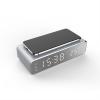 Bedside Alarm Clock With Wireless Charging Pad, Temperature