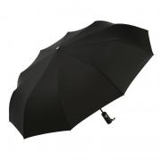 Wholesale 3-Sections Auto-Open Folding Black Umbrella
