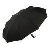 3-Sections Auto-Open Folding Black Umbrella