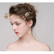 Wholesale Rhinestone Earrings Gold
