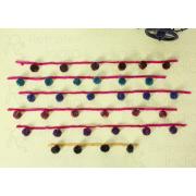 Wholesale Lurex Micro Pom Pom Fringe