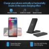 Foldable 15W Fast Wireless Charging Stand For Smartphones