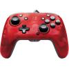Nintendo Switch - Red Camo Faceoff Deluxe Audio Wired Controller
