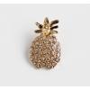 Ladies' Pineapple Diamante Brooch 