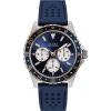 Guess W1108G4 Odyssey Men's Quartz Multi Dial Watch With Blue Silicone Strap