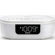 Wholesale IHome IUVBT1 UV-C Sanitizer White Bluetooth Speaker With Alarm Clock