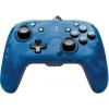 Blue Camo Faceoff Deluxe Audio Wired Controller For Nintendo Switch
