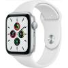 Apple MYDQ2LL_A SE 44mm GPS White Sport Smart Watch With Silver Aluminum Case - 