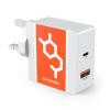 48W Dual-Port Wall Charger, 48 Watt PD + QC3.0(UK)