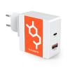 48W Dual-Port Wall Charger, 48 Watt PD + QC3.0(EU)