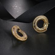 Wholesale Chanel Gold Tube Hoop Earrings