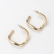 Wholesale Chanel Chunky Silver Hoops
