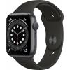 Apple Watch Series 6 GPS 40mm Black Smart Watches With Space Gray Aluminum Case