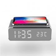 Wholesale Wireless Phone Charger 3 Alarm Clocks With Temperature