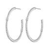 Chanel 3 Inch Hoop Earrings