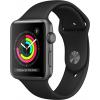 Apple Watch MQL12LL/A Series 3 GPS 42mm Space Gray Smart Watch With Black Sport Band 