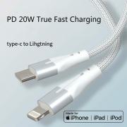 Wholesale PD 20W Fast Charging MFI Certified Type C To Lightning Cable