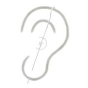 Wholesale Moon And Star On Silver Line Hanging Earrings