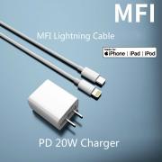 Wholesale MFI Lightning To Usb-c Cable With Usb-c PD 20W Fast Charger