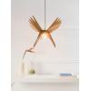 Wood Pendant Light Bird