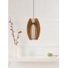 Wood Pendant Light Vase