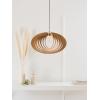 Wood Pendant Light Elliptic Orbit