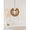 Wood Pendant Light Circle Orbit