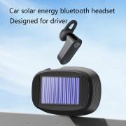 Wholesale Solar Energy Bluetooth Car Headphones For Drivers HD Mic