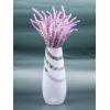 Matt Table Glass Vase For Flowers, Height Is 26 Cm