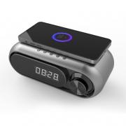 Wholesale Wireless Charger Alarm Clock Radio Bass Bluetooth Speaker