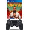 Far Cry 6 Game with PS4 Black Dualshock v2