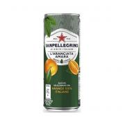 Wholesale San Pellegrino Aranciata Amara Can 330ml