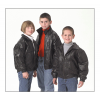 Giovanni Navarre Italian Stone Childrens Leather Jacket wholesale
