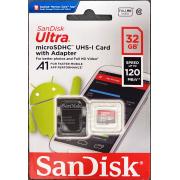 Wholesale SanDisk Ultra MicroSD With SD Adapter 32 GB SDSQUA4-032G