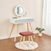 Wholesale Lankou Dressing Table Set With Mirror