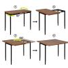 Ihouse Folding Extendable Square Dining Table Breakfast Tabl