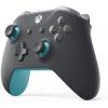 Microsoft Official Xbox Grey And Blue Wireless Controller