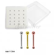 Wholesale 925 Sterling Silver Ball Nose Stud, Nose Ring