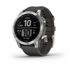 Garmin Fenix 7 Silver With Graphite Band (010-02540-01, AU)