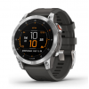 Garmin Epix Gen 2 (Slate Steel, Silicone Band, 010-02582-01)