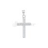 Silver Trendy CZ Stone Fitted Cross Pendant